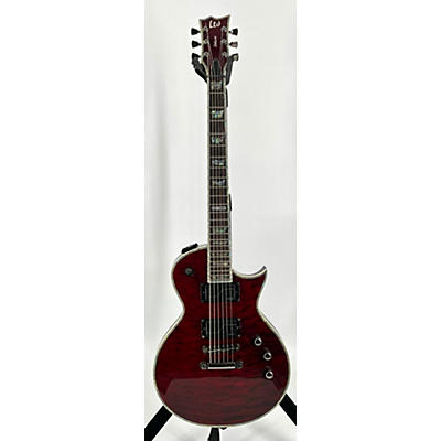 ESP Used ESP LTD EC1000 Deluxe Black Cherry Solid Body Electric Guitar