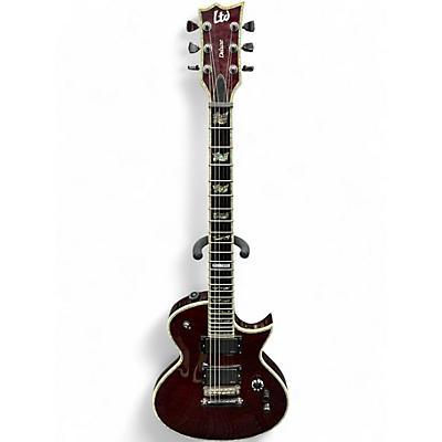 Used ESP LTD EC1000 Deluxe Black Cherry Solid Body Electric Guitar