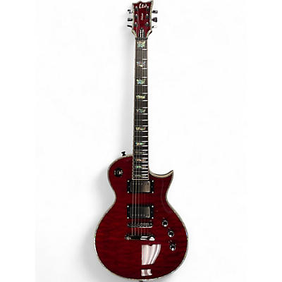 Used ESP LTD EC1000 Deluxe Black Cherry Solid Body Electric Guitar
