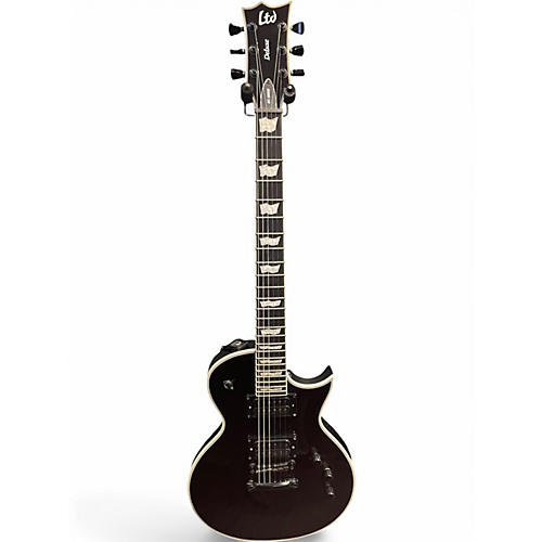 Used ESP LTD EC1000 Deluxe Black Solid Body Electric Guitar Black