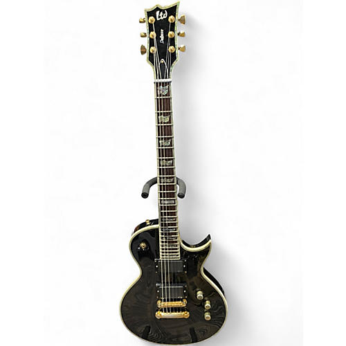 Used ESP LTD EC1000 Deluxe Black Solid Body Electric Guitar Black