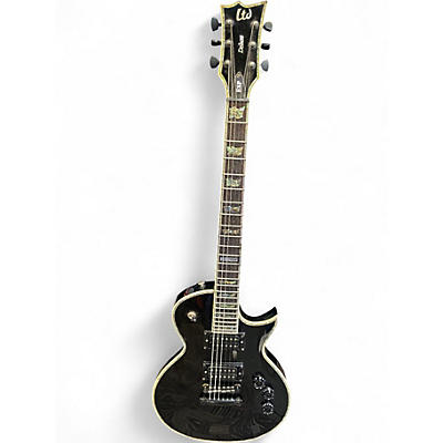 Used ESP LTD EC1000 Deluxe Black Solid Body Electric Guitar
