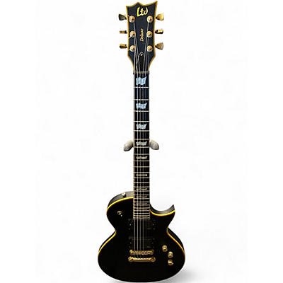 Used ESP LTD EC1000 Deluxe Black Solid Body Electric Guitar