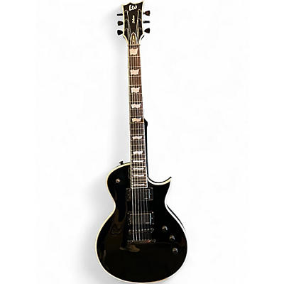Used ESP LTD EC1000 Deluxe Black Solid Body Electric Guitar