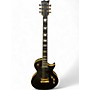 Used ESP Used ESP LTD EC1000 Deluxe Black and Gold Solid Body Electric Guitar Black and Gold