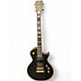 Used ESP LTD EC1000 Deluxe Black and Gold Solid Body Electric Guitar Black and Gold