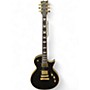 Used ESP LTD EC1000 Deluxe Black and Gold Solid Body Electric Guitar Black and Gold