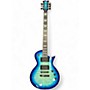 Used ESP Used ESP LTD EC1000 Deluxe Blue Natural Fade Burl Solid Body Electric Guitar Blue Natural Fade Burl