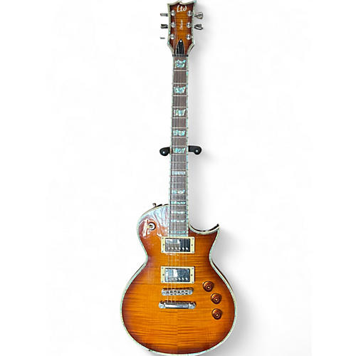 Used ESP LTD EC1000 Deluxe Brown Sunburst Solid Body Electric Guitar Brown Sunburst