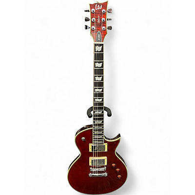 Used ESP LTD EC1000 Deluxe Cherry Solid Body Electric Guitar