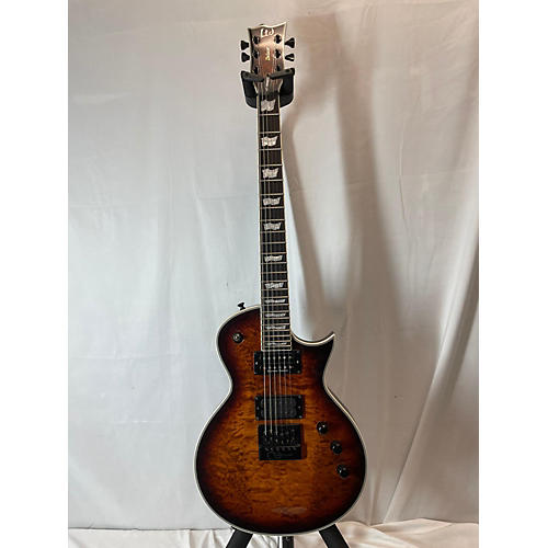 ESP Used ESP LTD EC1000 Deluxe DARK BROWN SUNBURST Solid Body Electric Guitar DARK BROWN SUNBURST