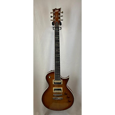 ESP Used ESP LTD EC1000 Deluxe Honey Burst Solid Body Electric Guitar