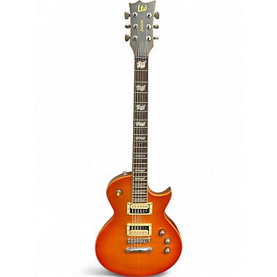 Used ESP LTD EC1000 Deluxe Honey Burst Solid Body Electric Guitar