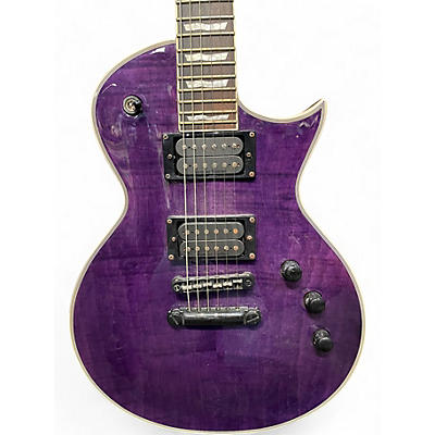Used ESP LTD EC1000 Deluxe Purple Solid Body Electric Guitar