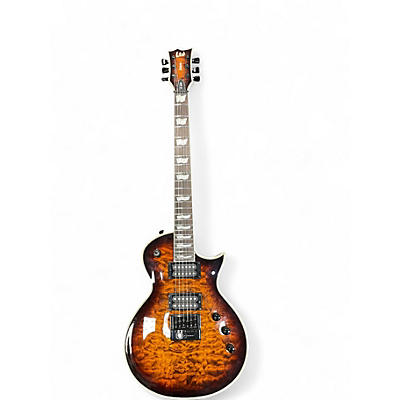 Used ESP LTD EC1000 Deluxe Tobacco Sunburst Solid Body Electric Guitar