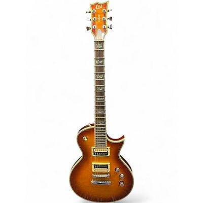 Used ESP LTD EC1000 Deluxe Tobacco Sunburst Solid Body Electric Guitar