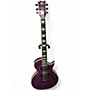 Used ESP LTD EC1000 Deluxe Trans Purple Solid Body Electric Guitar Trans Purple