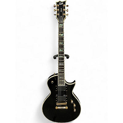Used ESP LTD EC1000 Deluxe black Solid Body Electric Guitar