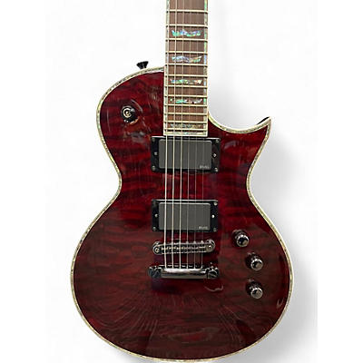 Used ESP LTD EC1000 EMG Red Solid Body Electric Guitar