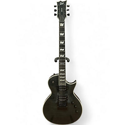 Used ESP LTD EC1000 Evertune SEE THRU BLACK Solid Body Electric Guitar