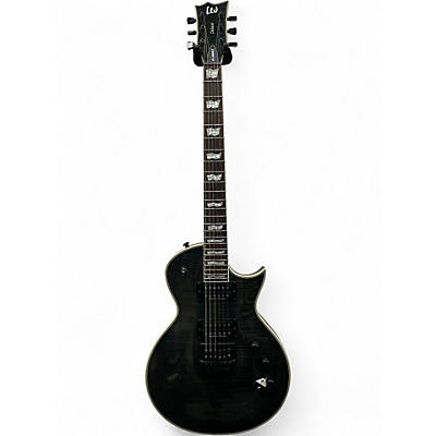 Used ESP LTD EC1000 Evertune See-Thru Black Solid Body Electric Guitar