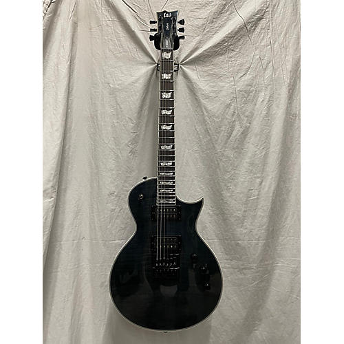 ESP Used ESP LTD EC1000 Evertune Trans Black Solid Body Electric Guitar Trans Black