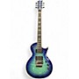 Used ESP LTD EC1000 FR Deluxe Blue Solid Body Electric Guitar Blue
