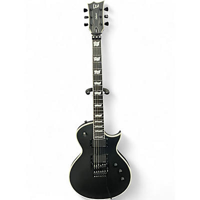 Used ESP LTD EC1000 FR Deluxe Satin Black Solid Body Electric Guitar