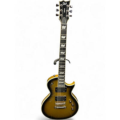 Used ESP LTD EC1000 Gold sunburst Solid Body Electric Guitar