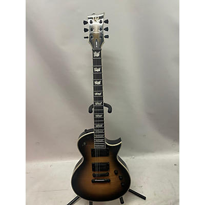 ESP Used ESP LTD EC1000 NATURAL BLACK BURST Solid Body Electric Guitar