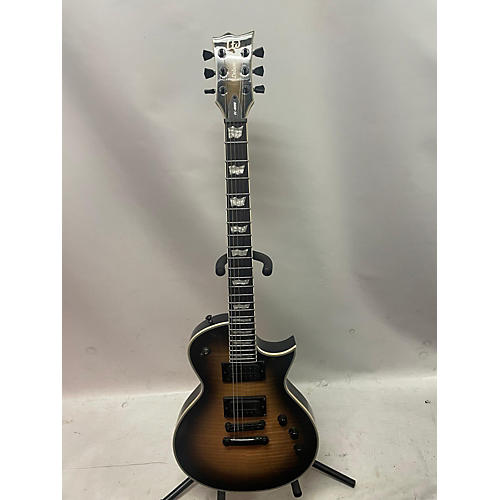 ESP Used ESP LTD EC1000 NATURAL BLACK BURST Solid Body Electric Guitar NATURAL BLACK BURST