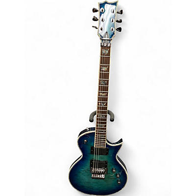 Used ESP LTD EC1000 Ocean Blue Burst Solid Body Electric Guitar