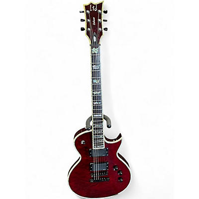 Used ESP LTD EC1000 Red Solid Body Electric Guitar