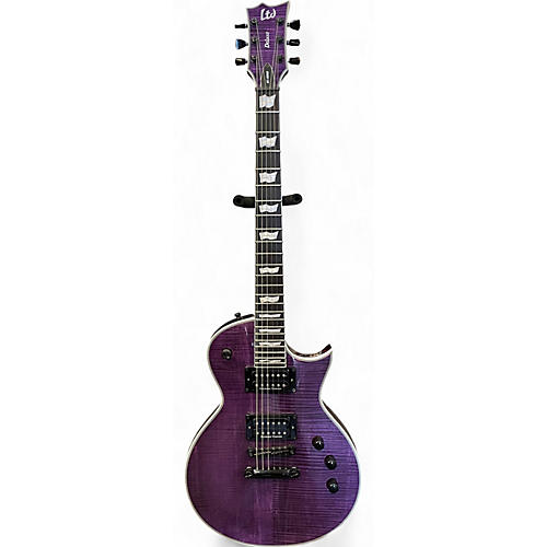 Used ESP LTD EC1000 Trans Purple Solid Body Electric Guitar Trans Purple