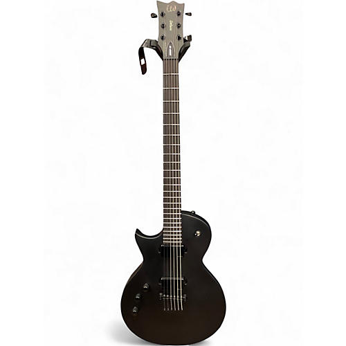 Used ESP LTD EC1000B LEFT HAND Satin Black Solid Body Electric Guitar Satin Black
