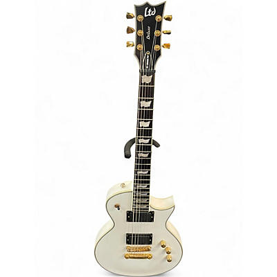 Used ESP LTD EC1000CTM Snow White Solid Body Electric Guitar