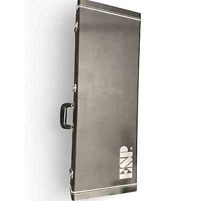 Used ESP LTD EC1000ET Black and Silver Solid Body Electric Guitar