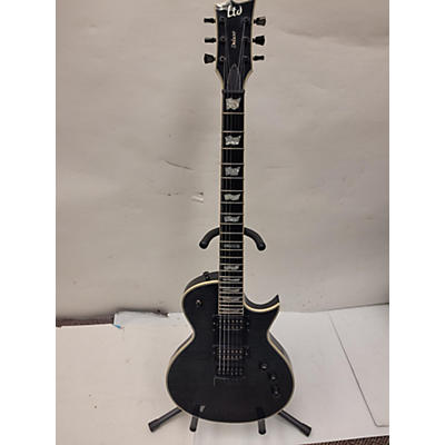 ESP Used ESP LTD EC1000ET Trans Black Solid Body Electric Guitar