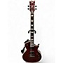 Used ESP LTD EC1000QM See Thru Black Cherry Solid Body Electric Guitar See Thru Black Cherry