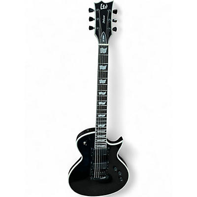 Used ESP LTD EC1000S Ebony Solid Body Electric Guitar