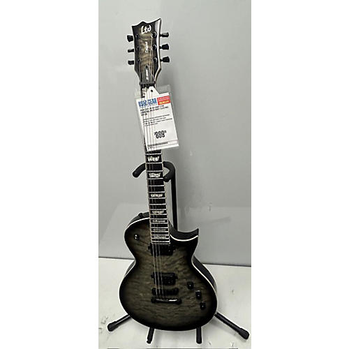 Esp Used ESP LTD EC1000T CTM Charcoal Solid Body Electric Guitar Charcoal