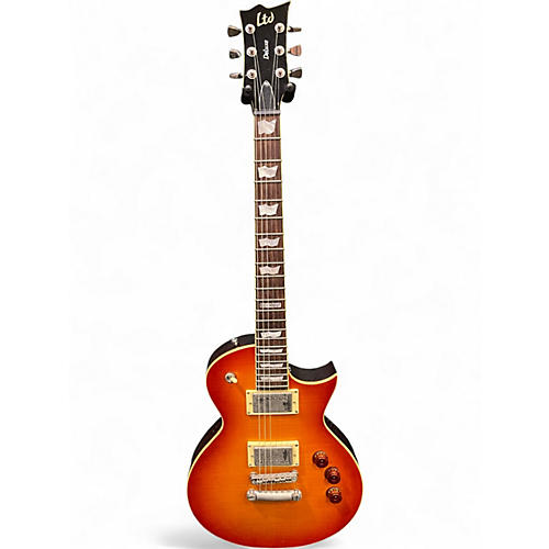 Used ESP LTD EC1000T CTM Cherry Sunburst Solid Body Electric Guitar Cherry Sunburst
