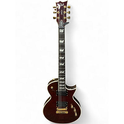 Used ESP LTD EC1000T CTM SEE THROUGH CHERRY Solid Body Electric Guitar