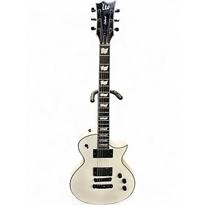 Used ESP LTD EC1000T CTM Snow White Solid Body Electric Guitar