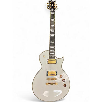 Used ESP LTD EC1000T CTM WHITE Solid Body Electric Guitar