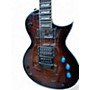 Used ESP LTD EC1001ET Dark Brown Burst Solid Body Electric Guitar Dark Brown Burst