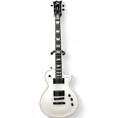 Used ESP LTD EC1001T CTM DELUXE White Solid Body Electric Guitar