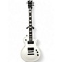 Used ESP LTD EC1001T CTM DELUXE White Solid Body Electric Guitar White