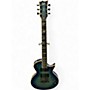 Used ESP LTD EC100QM Blue Burst Solid Body Electric Guitar Blue Burst