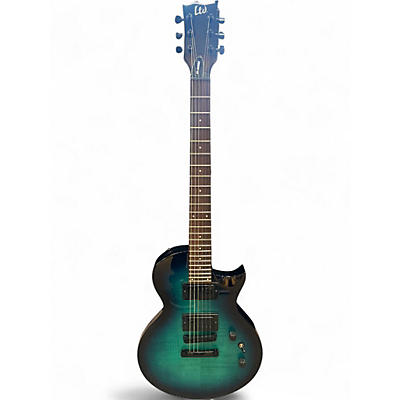 Used ESP LTD EC2000DX Blue Burst Solid Body Electric Guitar